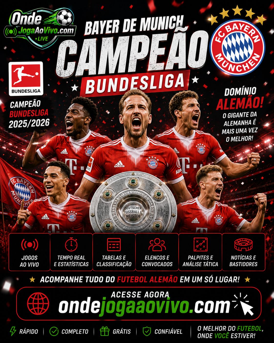 Bayern de Munique Campeão da Bundesliga 2025/26
